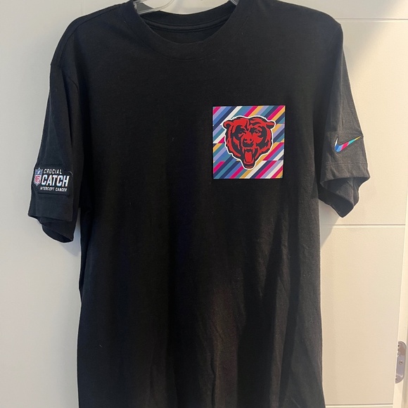 Chicago Bears 2023 “Crucial Catch” Sideline T-Shirt | Official Nike Staff Shirt - Picture 1 of 5